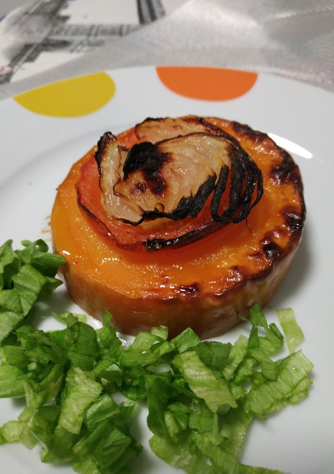 Una foto de Discos de calabaza horneados