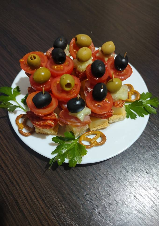 Канапе 🍡 асорті на святковий стіл
