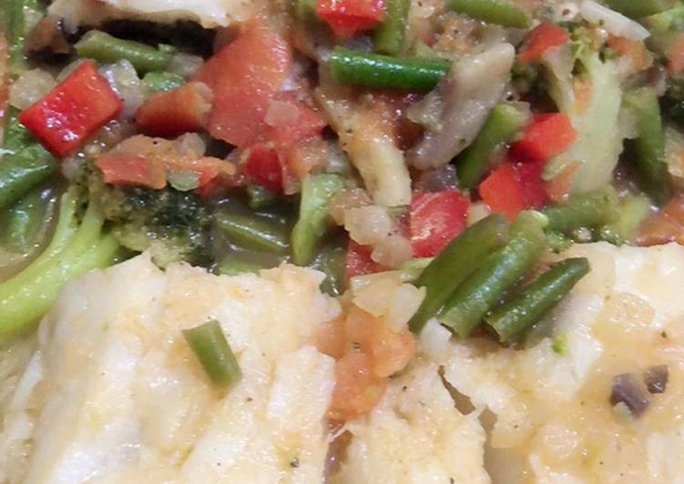 Bacalao con verduras