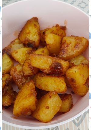 Une photo de Pommes de terre rissolées au cookeo