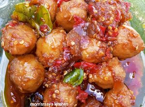 Foto resep Pentol pedas by mom'srasya kitchen