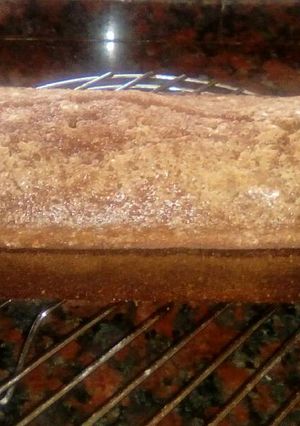 Una foto de Budín de harina integral, avena y neskuik