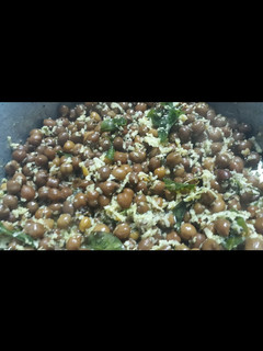 A picture of Chana in mangalore style.