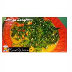 A picture of Belacan Kangkung.