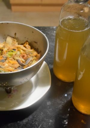 Une photo de Bouillon de légumes zéro déchet (IG bas)