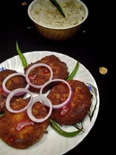 Rice Cutlet (ভাতের কাটলেট) (rice cutlet recipe in Bengali) রেসিপির প্রধান ছবি