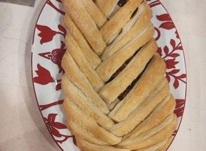 Una foto de Strudel de manzana