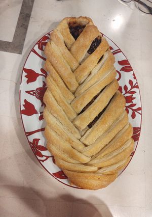 Una foto de Strudel de manzana