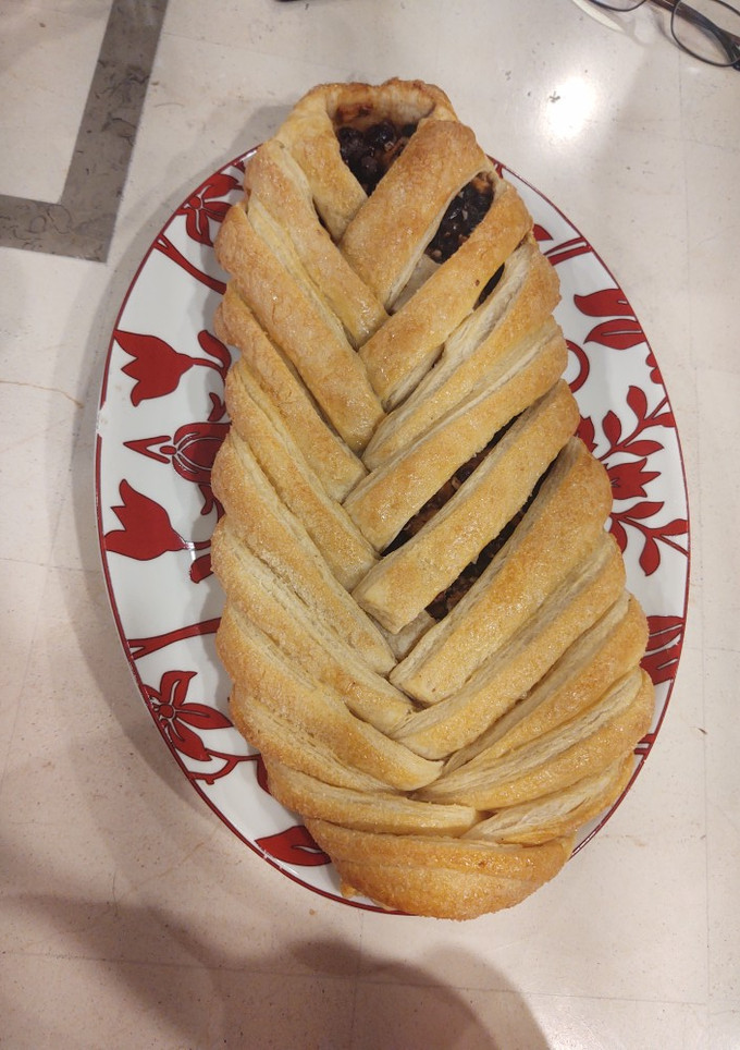 Una foto de Strudel de manzana
