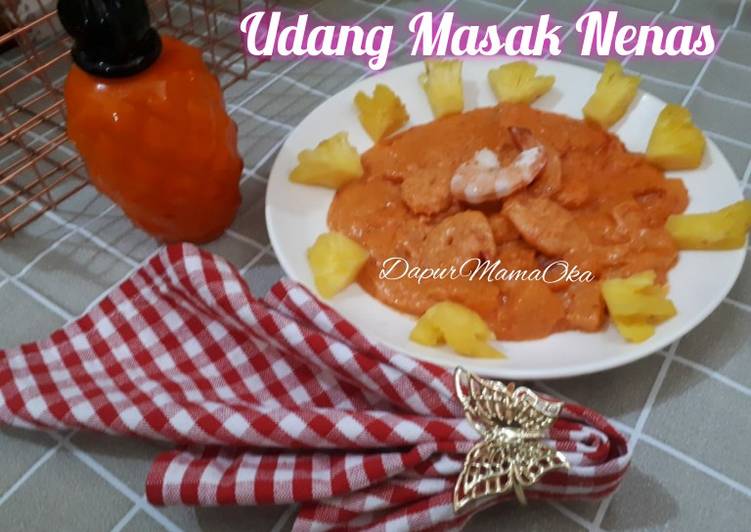 Cara Gampang Membuat Udang Masak Nenas, Enak