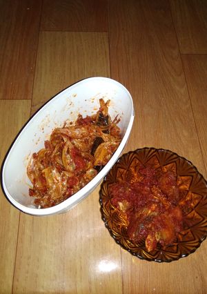 Foto resep Balado ikan Jambal Roti + Balado ikan asin tipis renyah