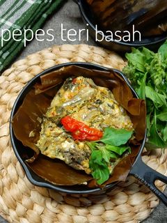 Foto resep Pepes teri basah