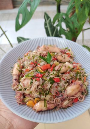 Foto resep Cumi Asin Sambal Matah
