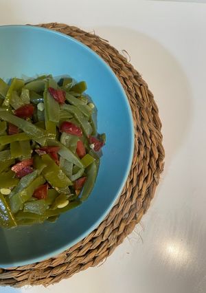 Una foto de Judías verdes con jamón