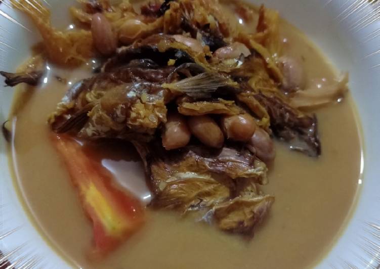 Gulai ikan asap mix kacang merah 🥜🐟