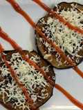 Cheese baingan bhaja