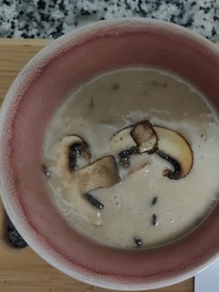 Una foto de Crema de setas
