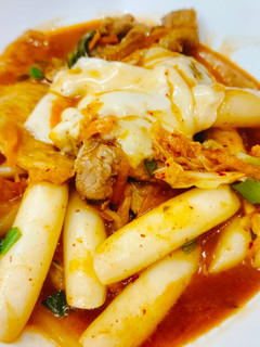 韓式起司泡菜辣炒年糕 的食譜成品照片