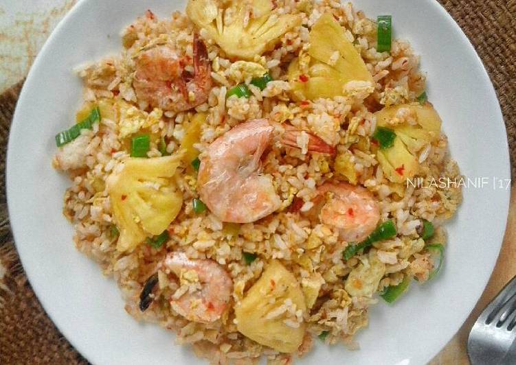 Langkah Mudah untuk Menyiapkan Nasi goreng nanas #PR_asianfood, Sempurna