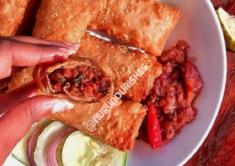 Easiest Way to Prepare Crispy SAUSAGE LUMPIAS