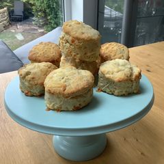 A picture of My Classic Scones With A Cheesy Twist.