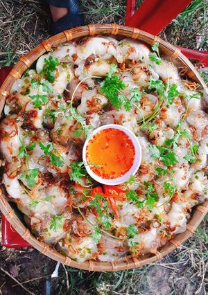 Hình của món Bánh bột lọc trần Huế.