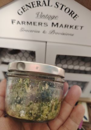 Una foto de Pesto orgánico casero 🌿🌱