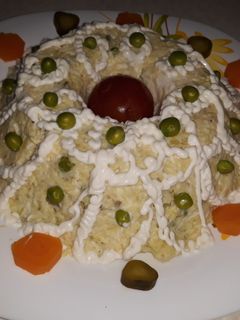 عکسی از دستور سالاد الویه