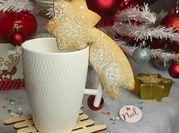 Une photo de sablé de noël cannelle