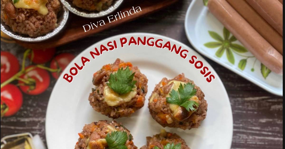 Resep Bola Nasi Panggang Sosis Oleh Agustina Erlinda Cookpad