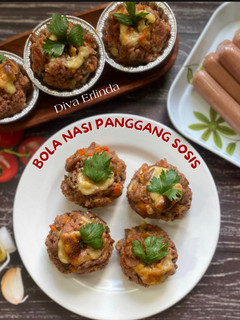 Foto resep Bola Nasi Panggang Sosis