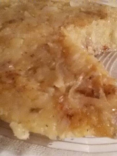 Una foto de Tortilla de papa y cebolla - Vegano