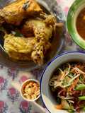 ไก่ย่างบาหลี ทานคู่ส้มตำแครอท🧄🌶️