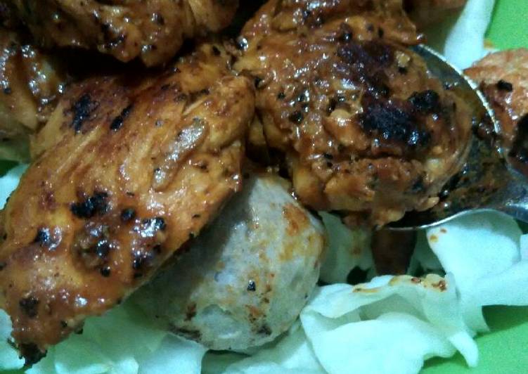 Langkah Mudah untuk Menyiapkan Grilled chicken and ball diet, Bikin Ngiler