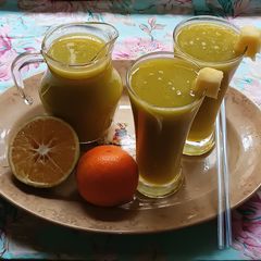 A picture of Ganga Jamuna Sarasvati Juice (A Rare Combination of Tangy And Minty).