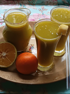 A picture of Ganga Jamuna Sarasvati Juice (A Rare Combination of Tangy And Minty).
