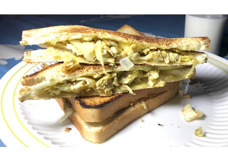 Step-by-Step Guide to Make Homemade Scrambled egg Sandwich | This is Recipe So Trending You Must Undertake Now !!