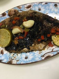 صورة لوصفة سمك مشوي بالرده في الفرن🍤