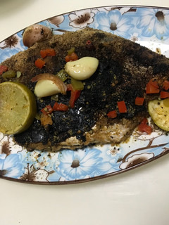 صورة لوصفة سمك مشوي بالرده في الفرن🍤