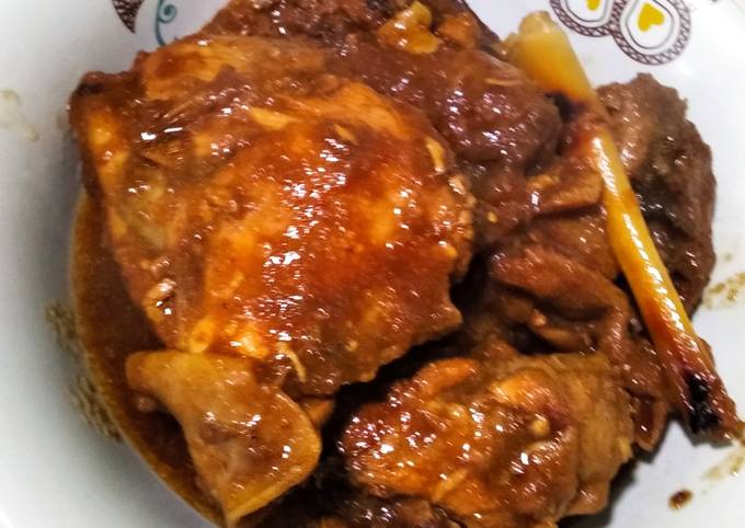 Ayam Taliwang sederhana