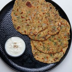 A picture of Healthy and Wholesome Methi/Fenugreek Parantha.