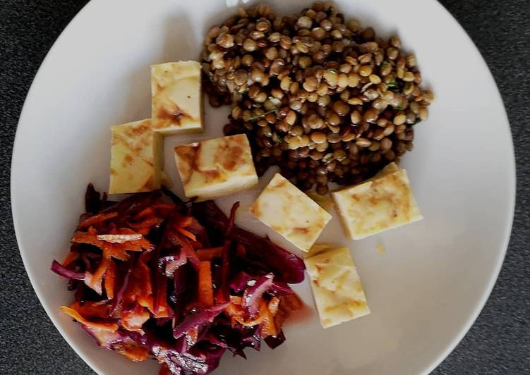 Salade chou rouge-carottes