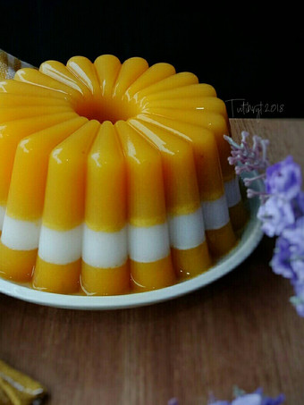 Anti Ribet, Bikin Pudding Mangga Lapis fiber creme Menu Enak