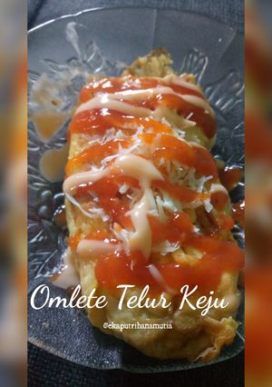 Foto resep Omlet Telur Keju #BikinRamadanBerkesan