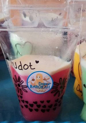 Foto resep Pudot alias puding sedot yg lagi kekinian