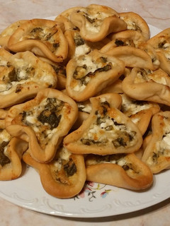 Medvehagymás ricottával töltött kosárkák #medvehagyma recept fotója
