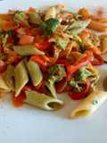 Pasta con verduras al wok. ✨️♻️