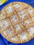 Crostata salata con ricotta e prosciutto