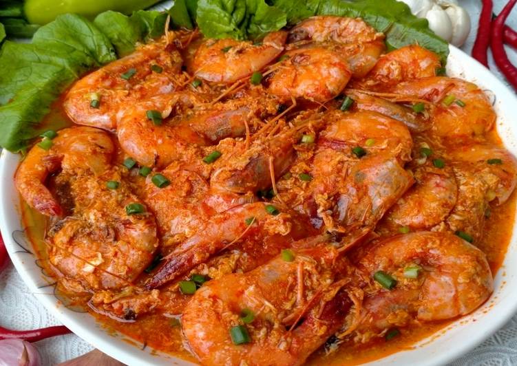 Resep Dan Cara Memasak Udang Saos Pedas