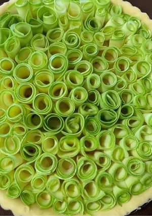 Фото Киш Лорен с кабачками 👩‍🍳.